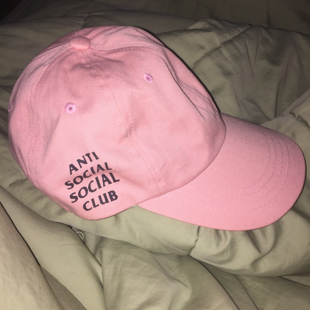 Anti Social Social Club Pink Weird Cap